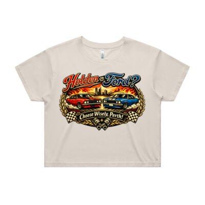 Perth V8 Fan Tee: Holden or Ford?