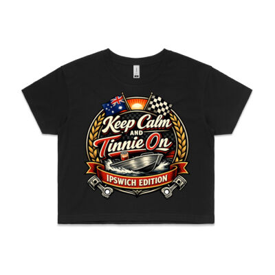 Keep Calm and Tinnie On - Ipswich V8 Tee